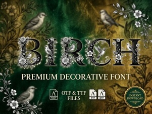 Birch Font: a Modern Touch to Your Design Projects