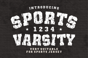 Varsity Font Ideas for Sports Branding